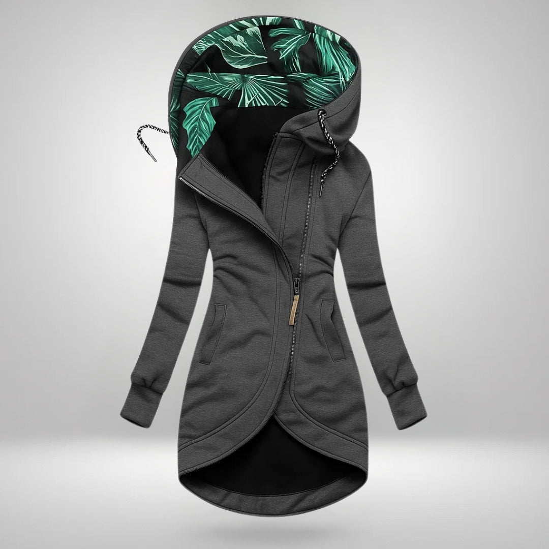 Women’s Long Hooded Quilted Coat