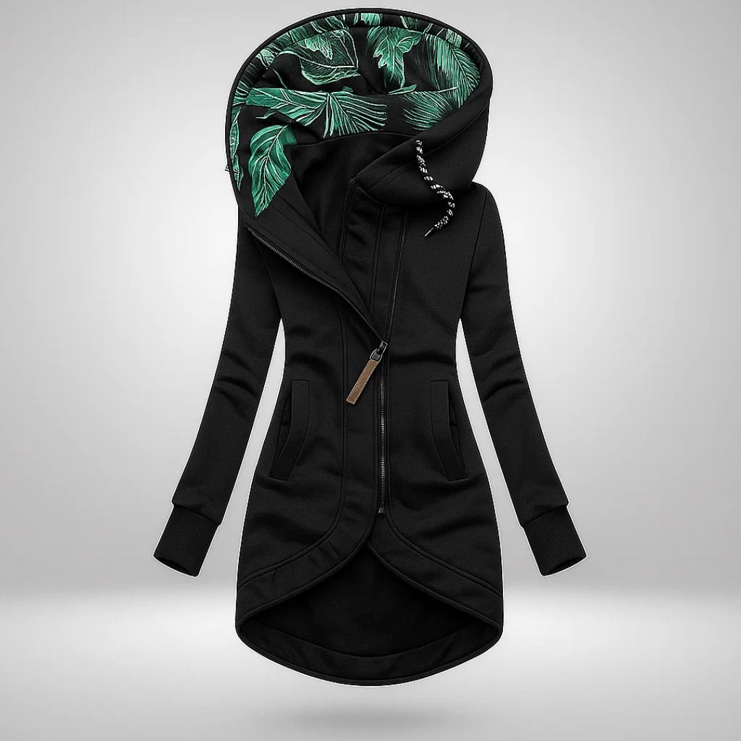 Women’s Long Hooded Quilted Coat