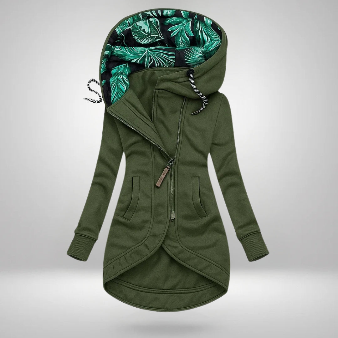 Women’s Long Hooded Quilted Coat