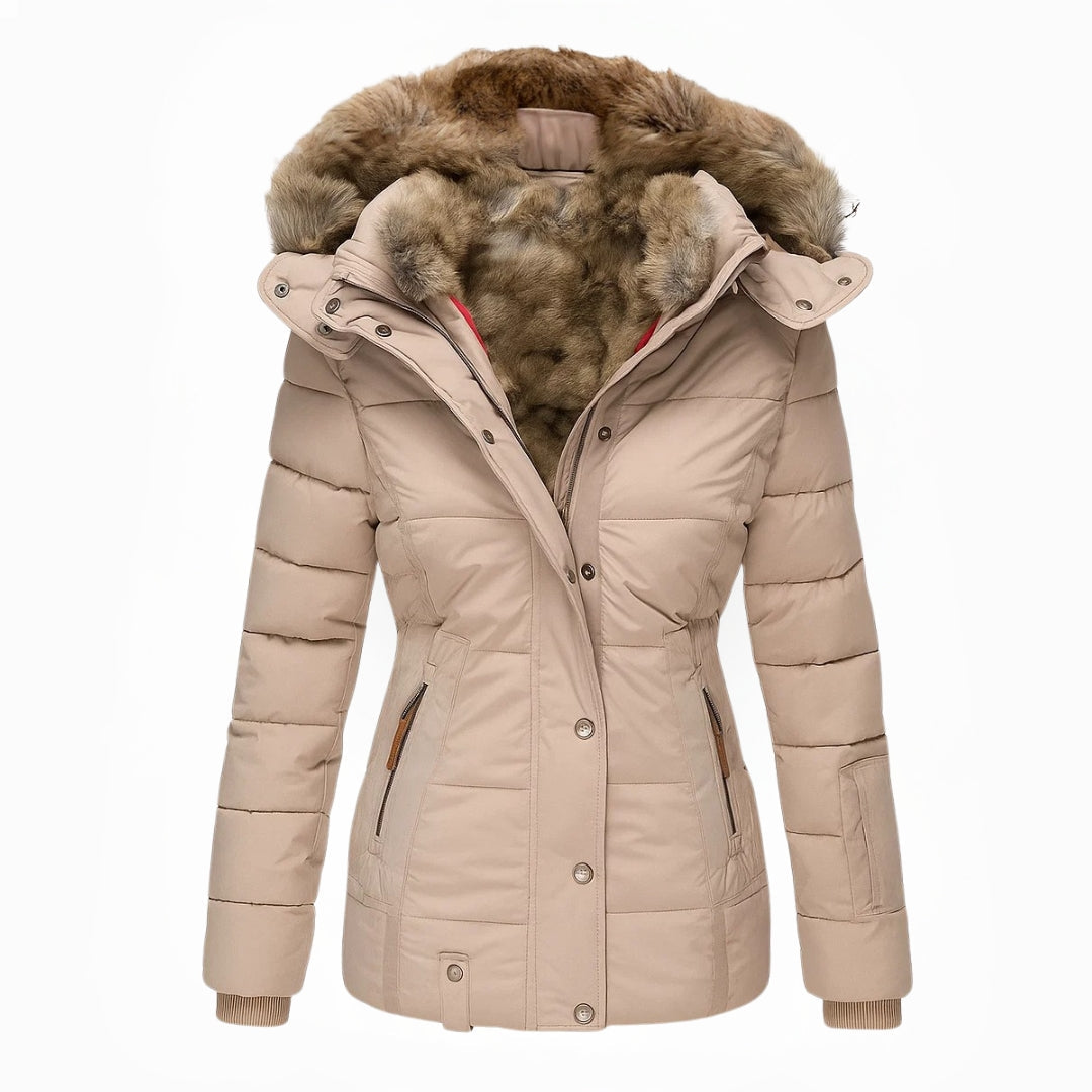 Women’s Hooded Insulated Quilted Winter Coat