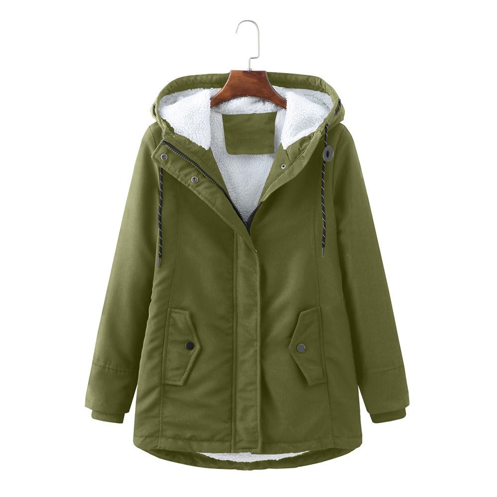 Women’s Long Hooded Insulated Parka